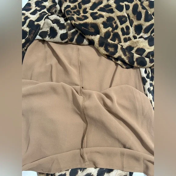 ANANY Leopard Print Halter Maxi Dress NWT - Picture 9 of 10